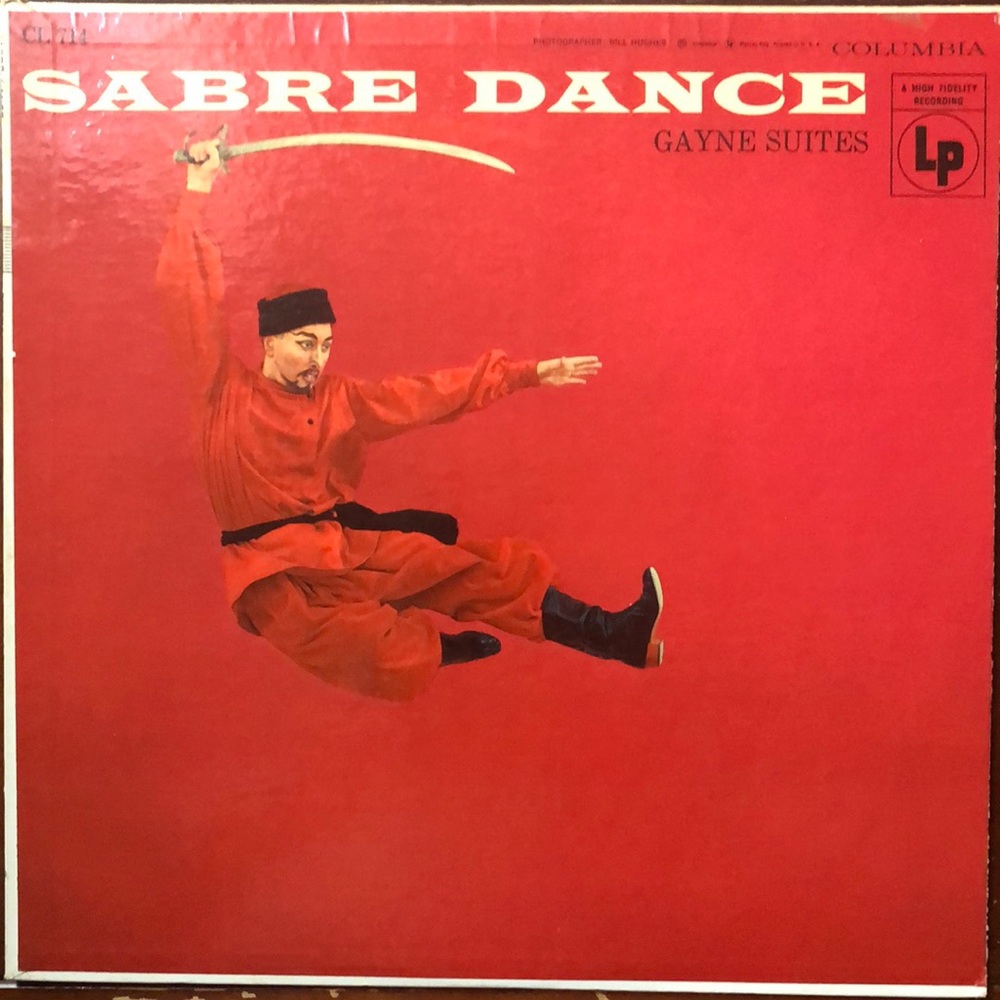 Gayne Sabre Dance Performed By New York Philharmonic Symphony Orch. Vinyl Lp '55